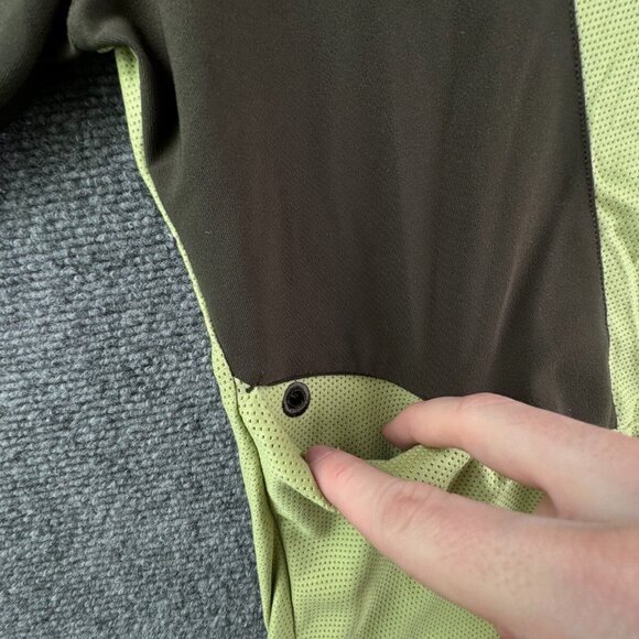 Nike Girls Green Jacket Small 4-6 Stretch Full Zip W/ Pockets, Logo Youth Kids - Picture 15 of 16